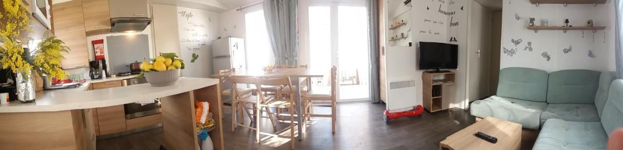 Campingplatz Mobilhome Ideale Grande Famille 42 Fréjus